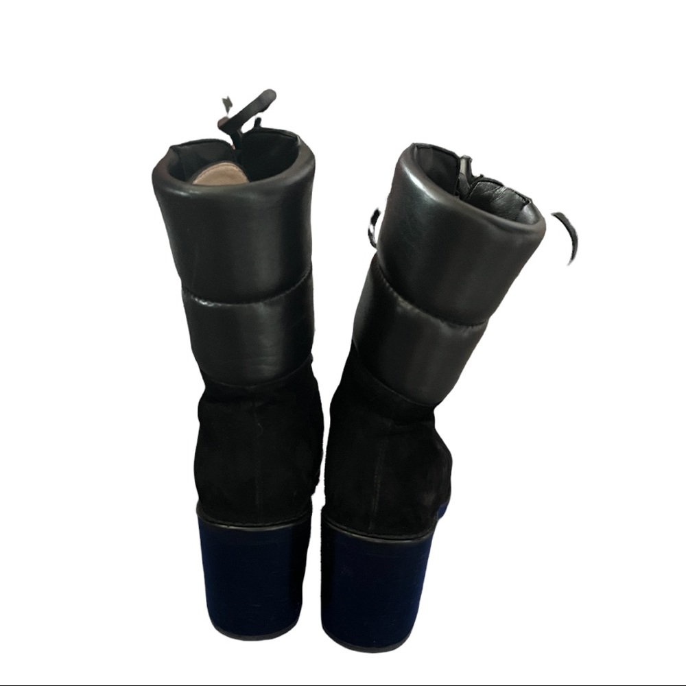 Black Suede Stuart Weitzman Boots Watson S7 - Picture 5 of 8